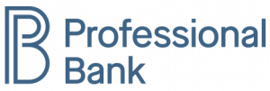 professional bank logo blue