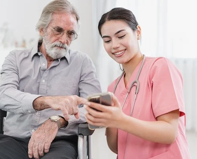 nurse-registering-male-patient